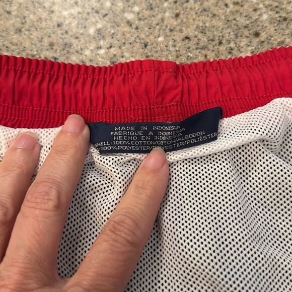 TOMMY HILFIGER Vintage Tommy Trunks Plaid Swim Trunks - Picture 5 of 11